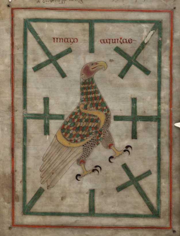 ParkerLibCCCC's tweet photo. We're back!

Summer closure is over &amp; we're ready to receive visitors and researchers again

Here's the image of the eagle of St John from the beginning of the Northumbrian Gospels, CCCC MS 197B p. 245, now on display in our exhibition!

Book your tickets https://t.co/Ajey226B9L https://t.co/x8JHrxJhLQ