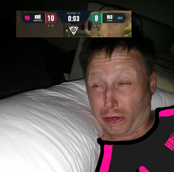 El que se puso la alarma para ver el partido ahora en 5: 

#VALORANTChampions