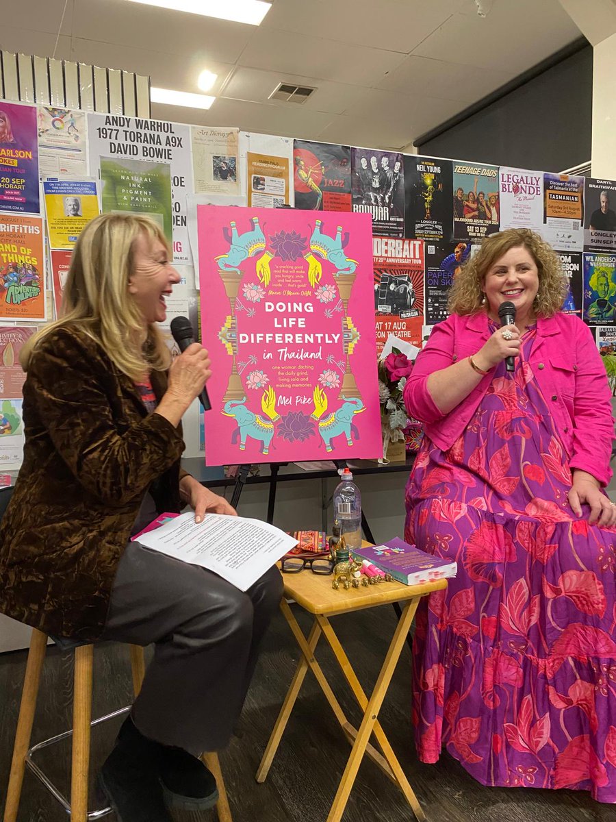 Well done Mel Pike for a sold-out book launch in Hobart for DOING LIFE DIFFERENTLY IN THAILAND! For anyone who's dreaming of ditching the daily grind... #Thailand #solotravel