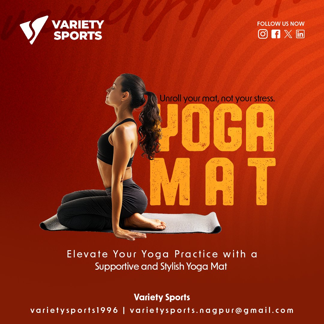 Variety_Sports_'s tweet image. 🧘‍♀️Transform your practice with our premium yoga mats! 🧘‍♀️✨ Whether you're a seasoned yogi or just starting out, our mats provide the perfect balance of comfort and support.
#YogaLife #MatMagic #StretchAndRelax"#YogaMat #YogaJourney #YogaEquipment #YogaPoses #YogaPractice