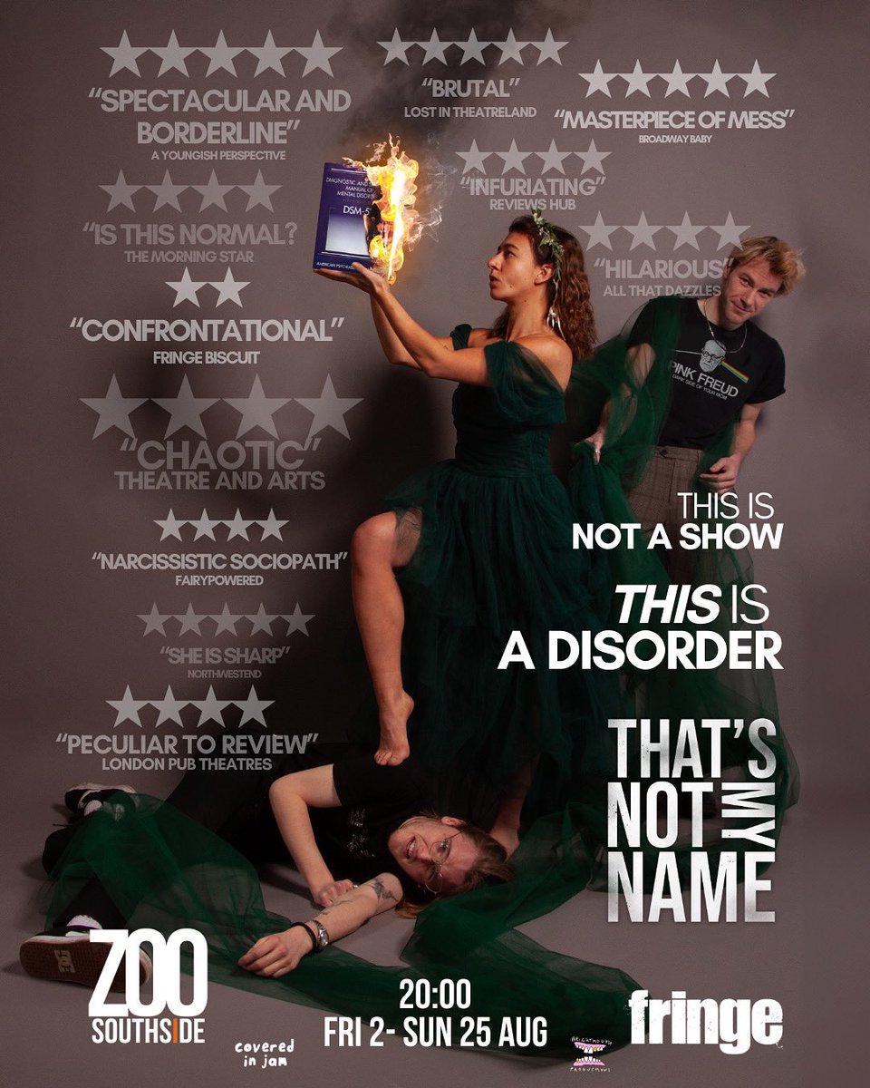 Hello! plz may i have some help plz?

we is V low on numbers <a href="/edfringe/">Edinburgh Festival Fringe</a> (don’t worry im not going to cry) but I wonder if u guys might RT to get some people thru the door <a href="/ZOOvenues/">ZOO</a> 

(the show is OK, i promise)

here is 2-4-1 tix! 🫡

🎟️ shorturl.at/HbcKx

thank u a lot!