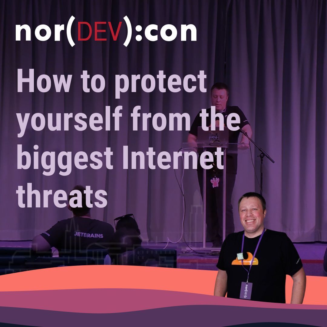 Premiering today, on our YouTube at 4pm!

We're joined by <a href="/ignatkn/">Ignat Korchagin</a> to discuss the "How to protect yourself from the biggest Internet threats"!