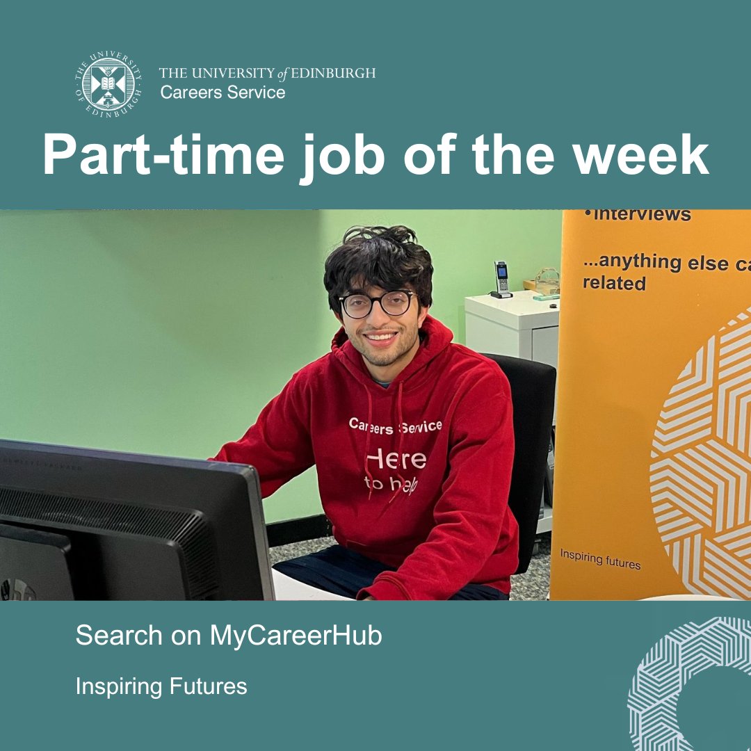 uofedcareers's tweet image. #PartTimeJoboftheWeek Caledonia Tutors is looking for an Accounting Tutor to teach secondary school students online. Candidates must have an A/B grade in Higher/A level Accounting and commit to a minimum of 4 hours a week. Find out more on MyCareerHub: edin.ac/3Srx3hm