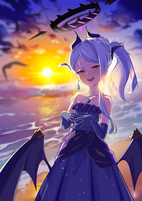 #ブルアカ
夜明けとドレスとヒナ委員長 