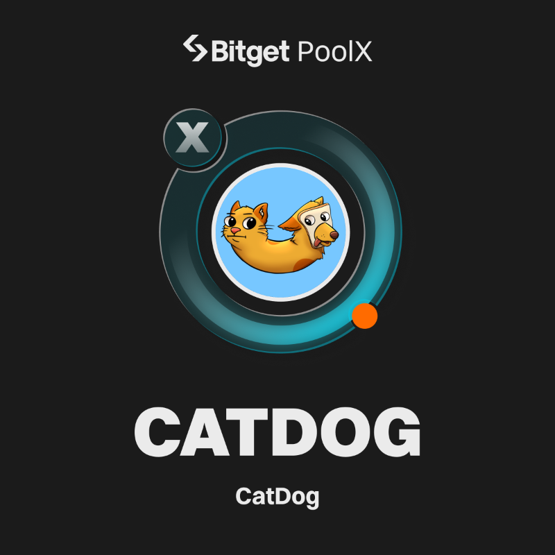 bitget's tweet photo. Introducing $CATDOG @catdog_meme on #Bitget PoolX. 

⛏️ Stake $BTC to earn a share of 170,848,000 CATDOG.

⏰ 9 Aug, 11:00 AM - 19 Aug, 11:00 AM (UTC)

Join here: https://t.co/BNuD4nvLc8