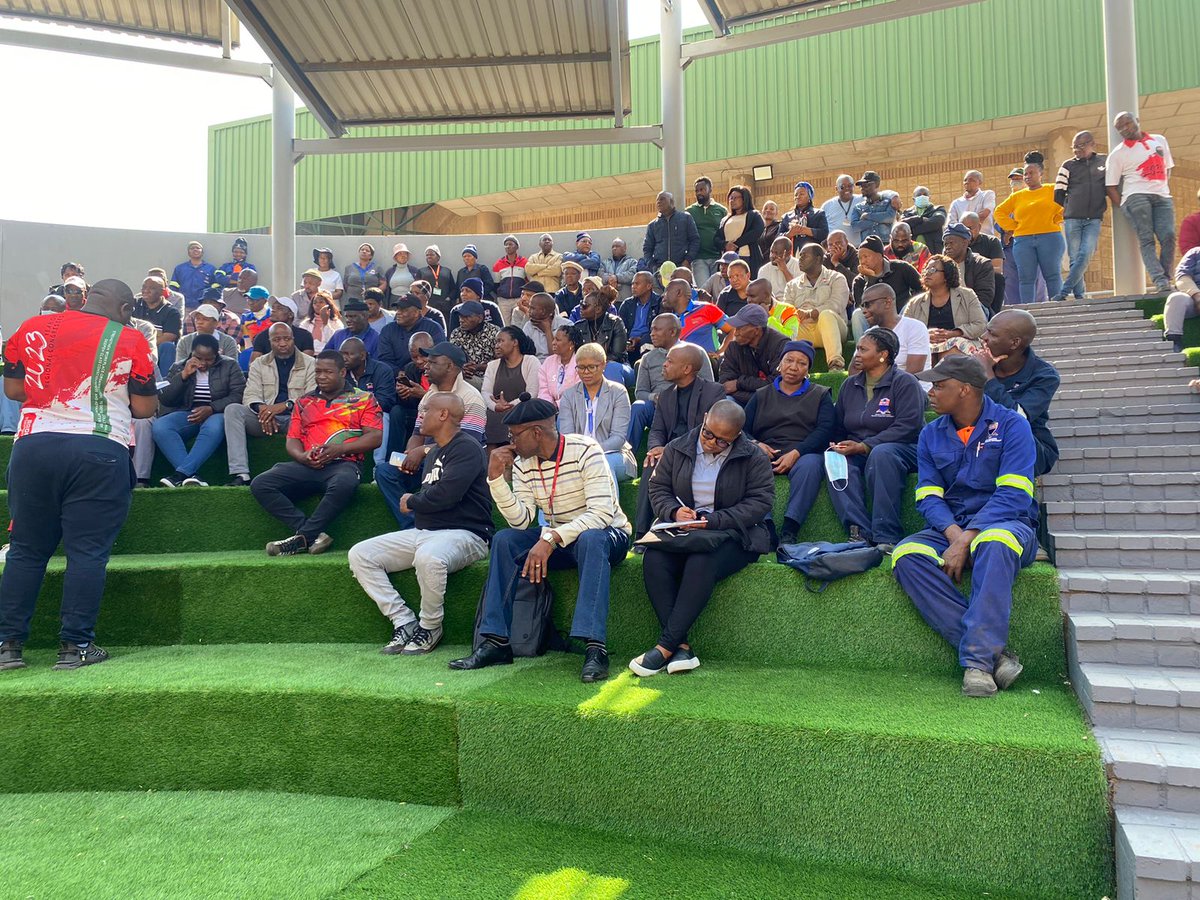 APSA_official's tweet image. Sefako Makgatho University (SMU) Joint Union Mass Meeting underway.

#NEHAWU
#APSA
#SAPTU