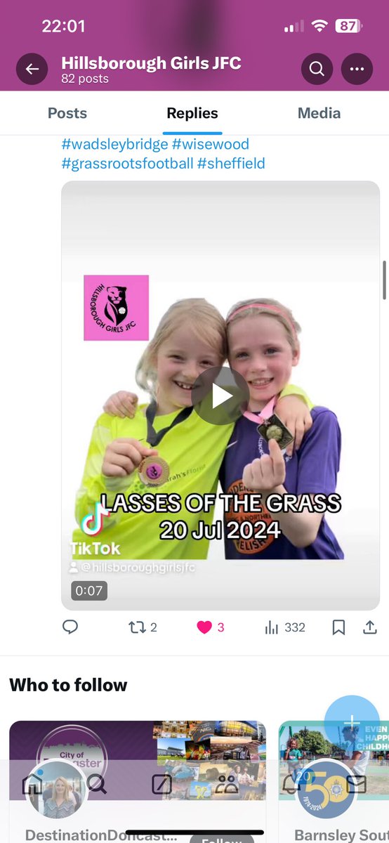 Sophie and her fab footballing friends at Hillsborough Girls JFC are doing a sponsored walk on Sunday to raise funds for the club. If you’d feel able and would like to sponsor her a few pennies, you can use this link below to donate xx
justgiving.com/crowdfunding/n…