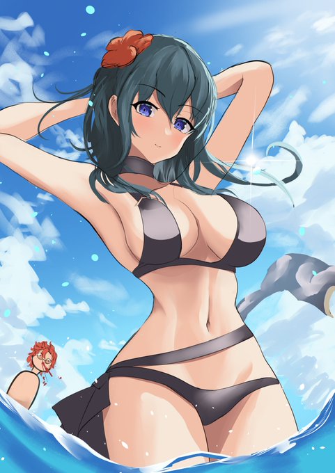 水着ベレス Byleth WIP
#FEヒーローズ #FireEmblem #Fe3H 