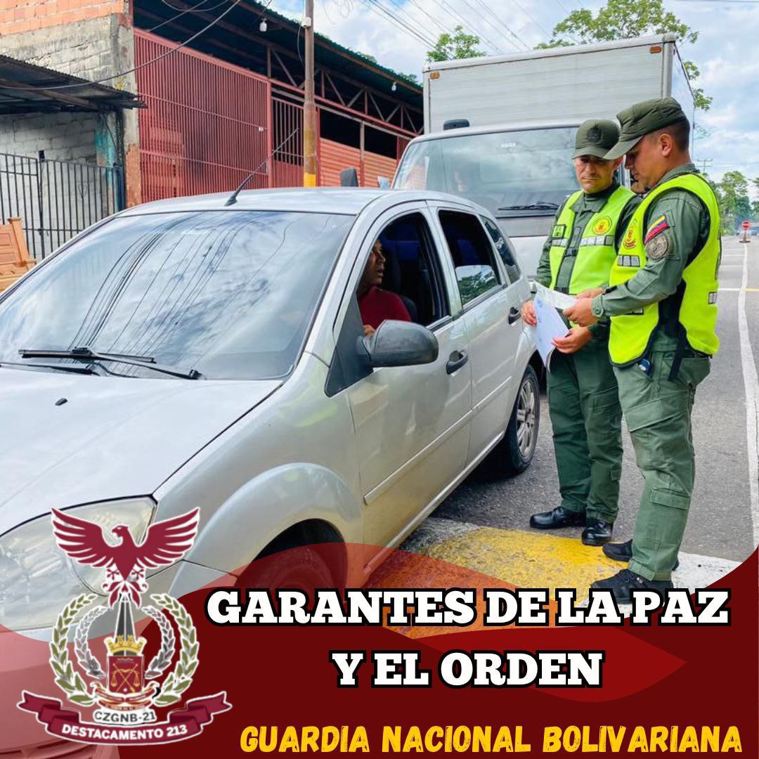 Somos garantes de paz y el orden
