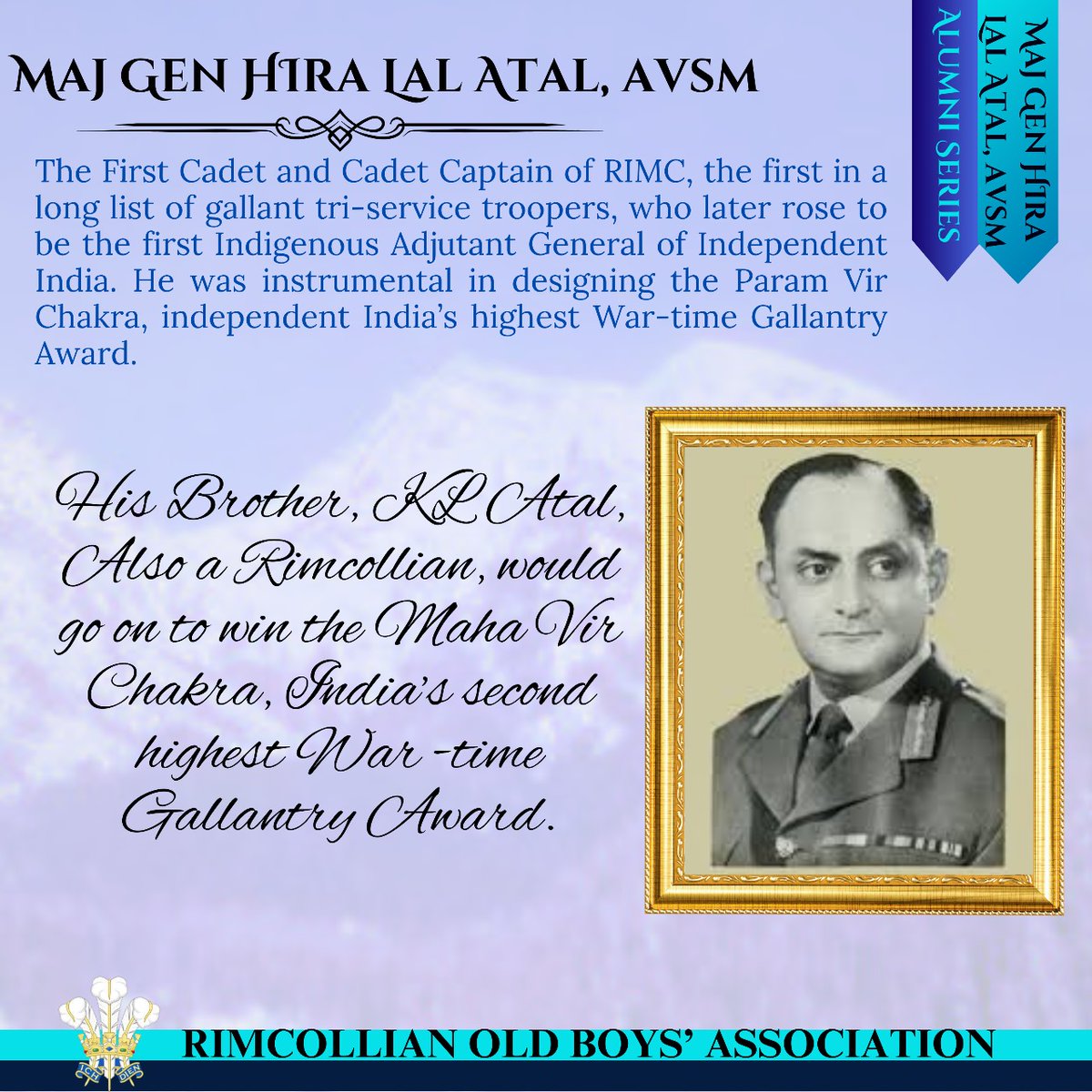 The first Cadet of Rimc... 1/Rawlinson