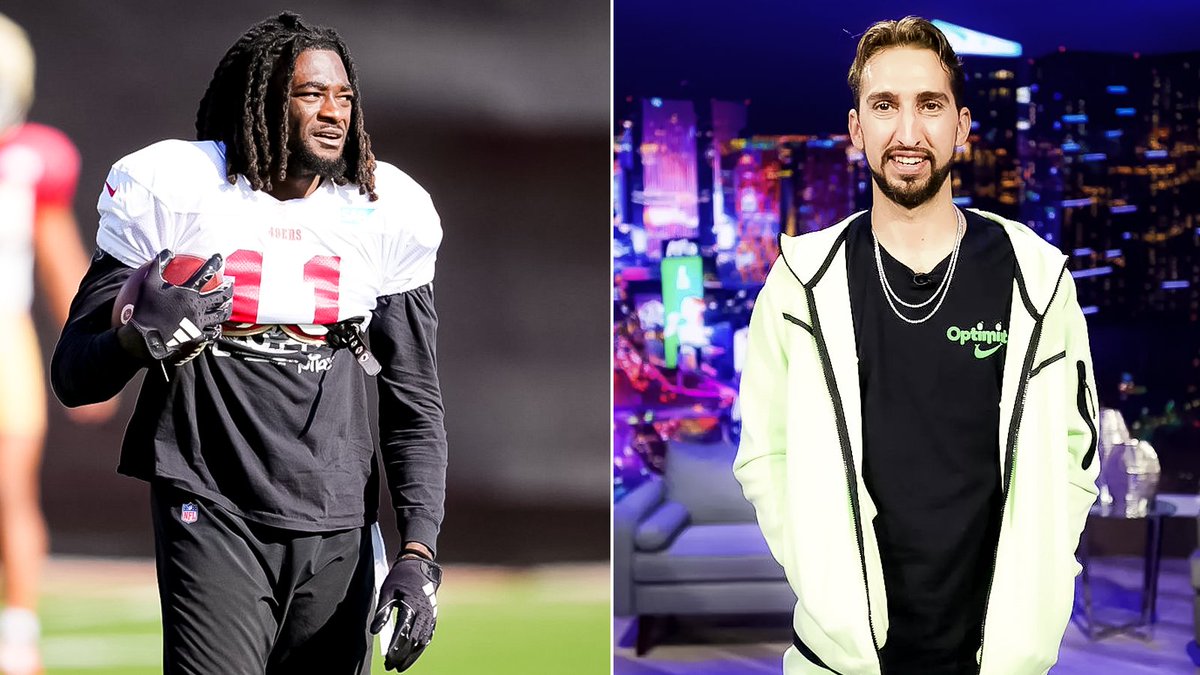 TheSportsRushUS's tweet image. *I&apos;m gonna be a pain in the a**, so might as well get me out of the building.&quot;

Nick Wright says 49ers wouldn&apos;t want a miserable Brandon Aiyuk to make the entire building even more miserable, hence a trade off seems highly plausible😅

#nfl #nickwright #brandonaiyuk #tradedumors