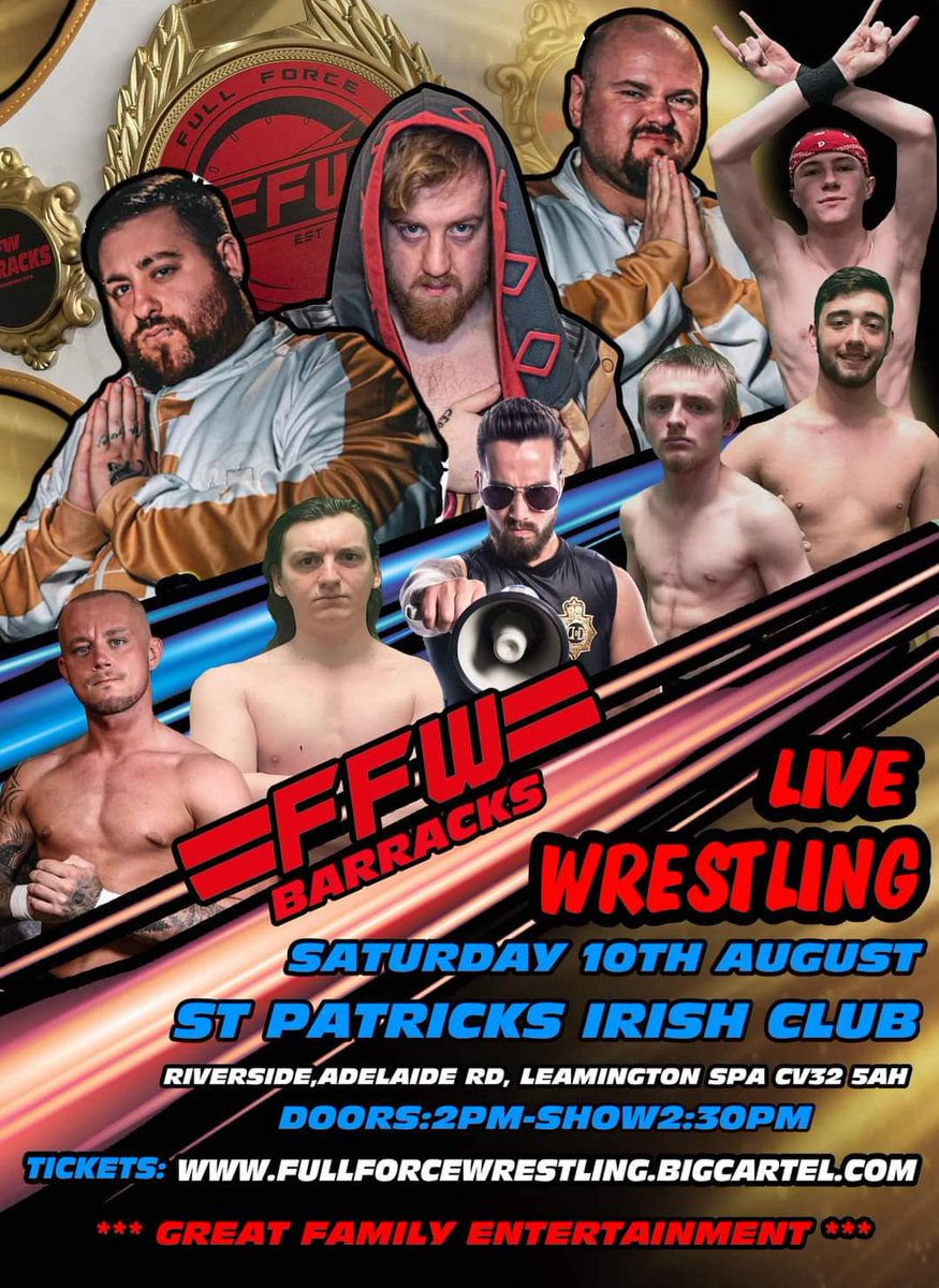 <a href="/phoenixevents4/">Phoenix Events</a> this Friday vs @Kingsley_BTL and Joe cardinal, some harcore fun!!!

And then <a href="/FutrWrestling/">FUTR Wrestling</a> triple threat!!