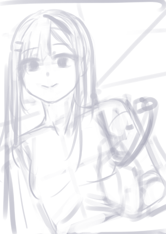 ラフいい感じ～