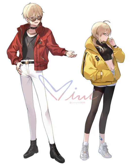 私服イラストまとめ本 #FGO ▷