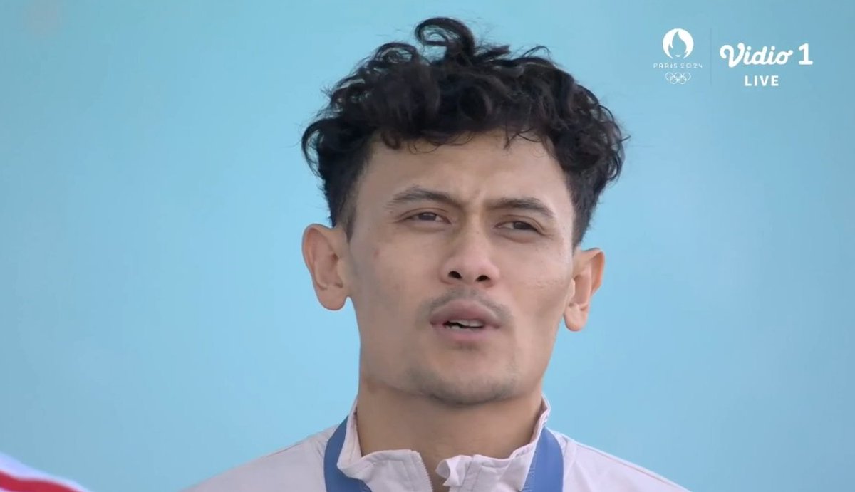 Veuillez vous lever pour l'hymne de l'Indonésie!

Akhirnya kalimat itu terdengar juga

#Paris2024 #SportClimbing