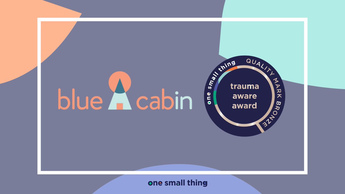 Huge congratulations <a href="/wearebluecabin/">Blue Cabin CIO</a> for achieving a Bronze Working with Trauma Quality Mark⭐. This recognises that they have an understanding of trauma, &amp; that plans are in place to implement #traumainformed practice. Well done to all the team!
