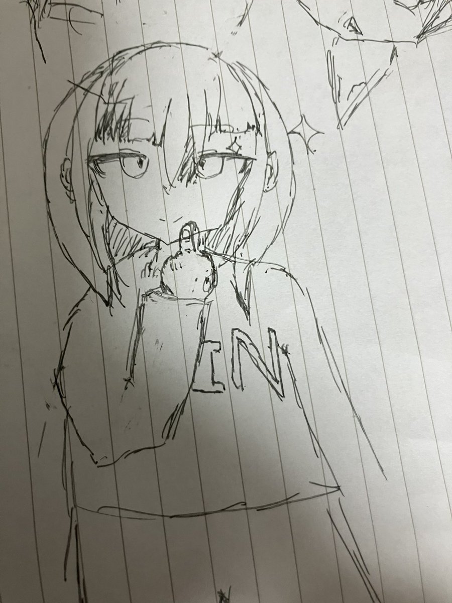 cocorono794's tweet photo. シー🤫って描こうとしたんだけどね… https://t.co/SyVKAHTf6g