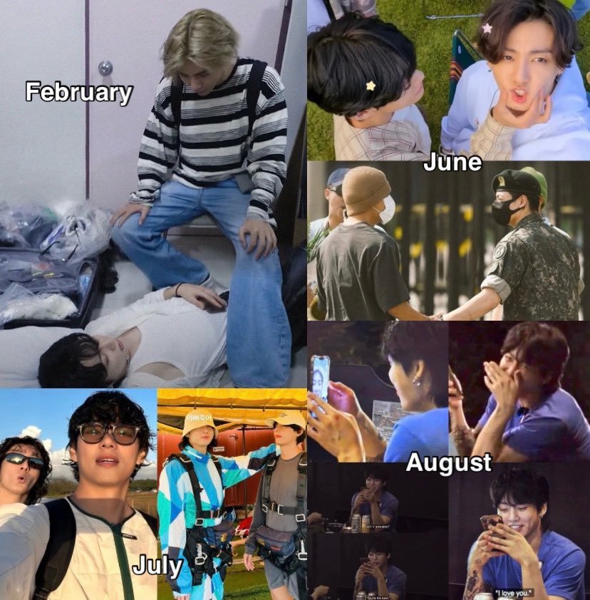 tekookmoments's tweet photo. all the taekook we got in 2024 so far 🥹 https://t.co/se1XQPArfb