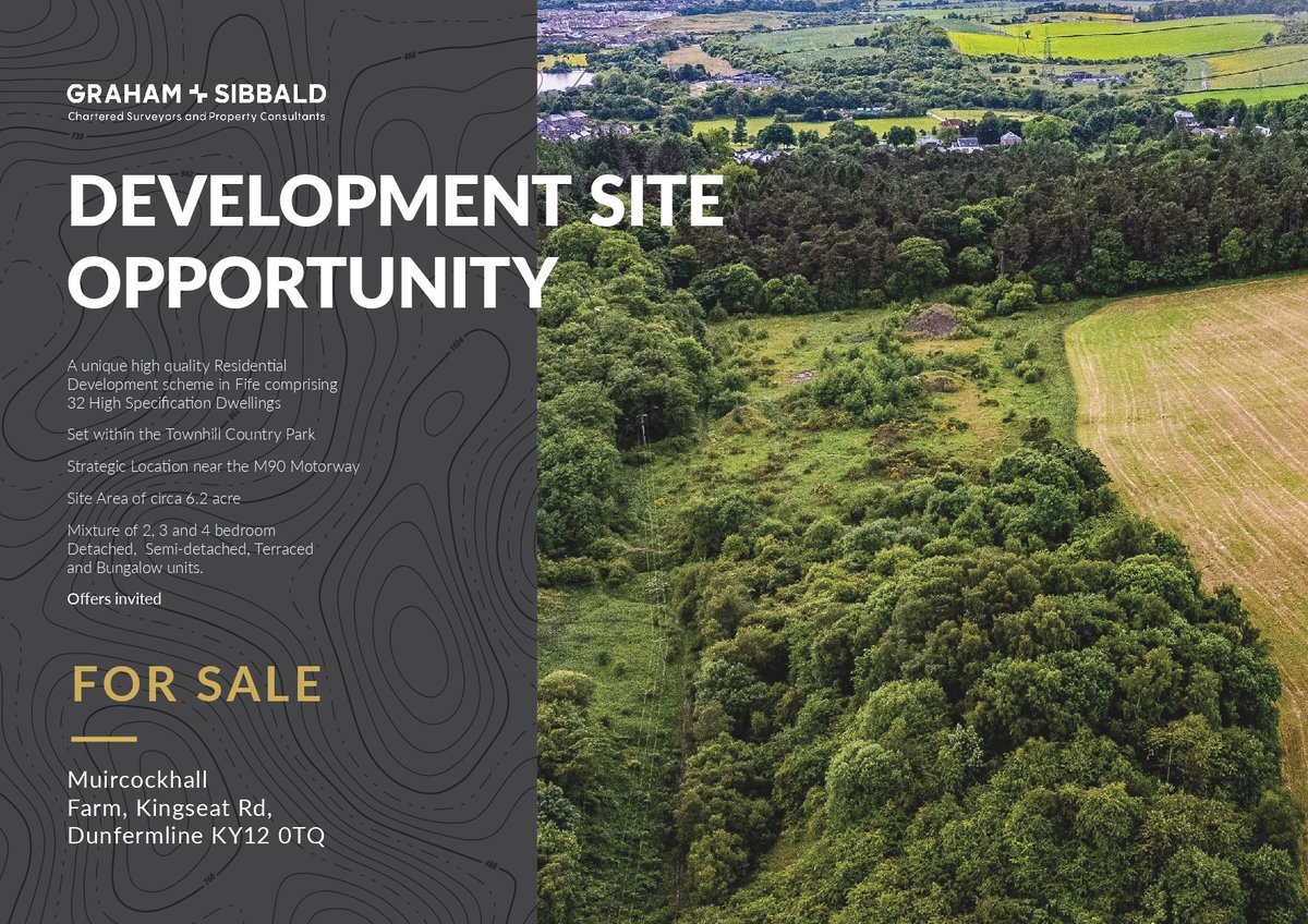 graham_sibbald1's tweet image. We are currently marketing a Development Site Opportunity, Muircockhall Farm, Dunfermline.

For more information or to arrange a viewing, please visit our website- ow.ly/kEtl50SPSoo

#property #land #developmentsite #opportunity #residential #dunfermline #contactus