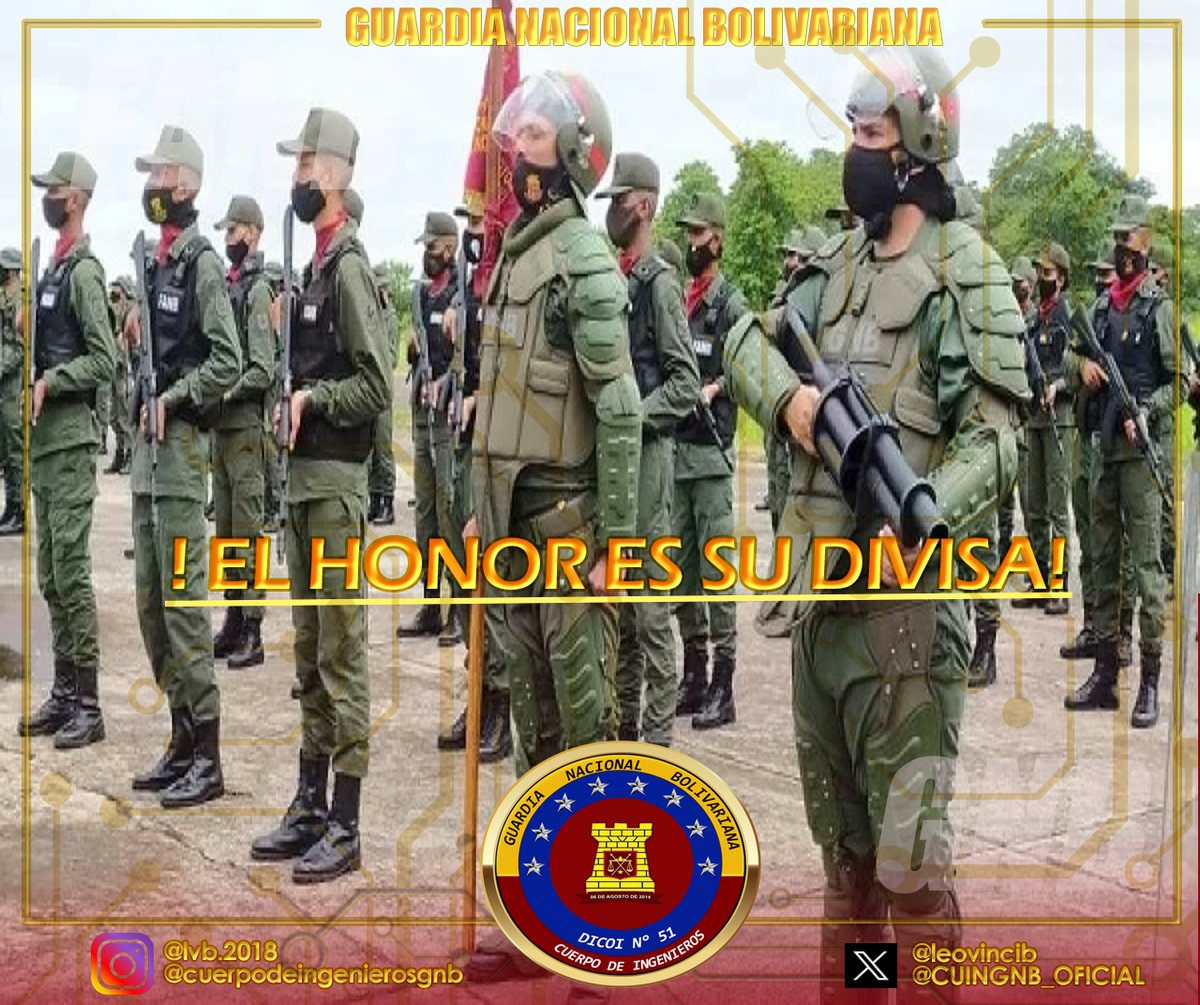 #08AGO24 Buenos Días Venezuela 🇻🇪Las vejaciones, las malas palabras, los malos modos y acciones bruscas, jamás deberá usarlas ningún individuo que vista uniforme tan honroso como el de este cuerpo.
<a href="/ElioEstrada18/">M/G Elio Estrada Paredes</a>
<a href="/leovincib/">leonardo vinci</a>