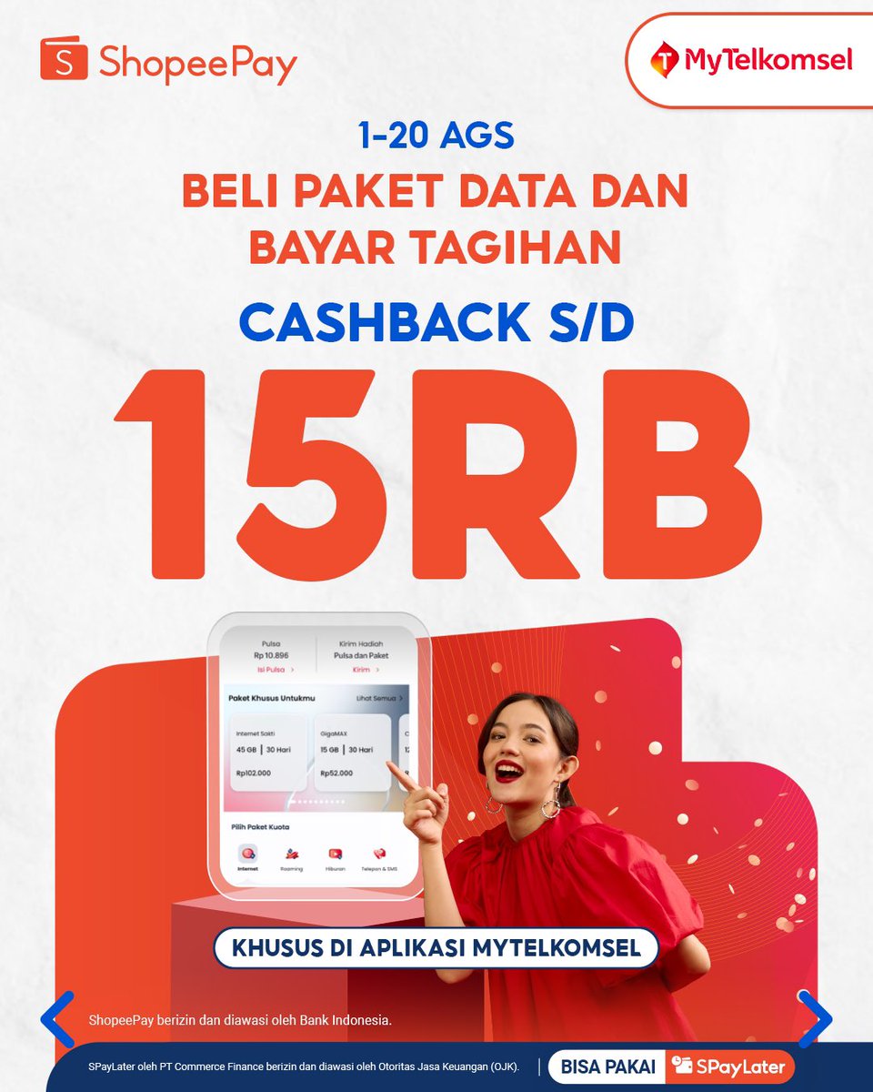 ShopeePay_ID's tweet photo. Promo merchant online part 1 kembali hadir!
Temukan merchant favorit kamu dan pastikan belanja pakai ShopeePay untuk bisa mendapatkan cashback s/d 15RB ya 😁👍
#ShopeePay #PromoShopeePay https://t.co/omIZDwMzMT