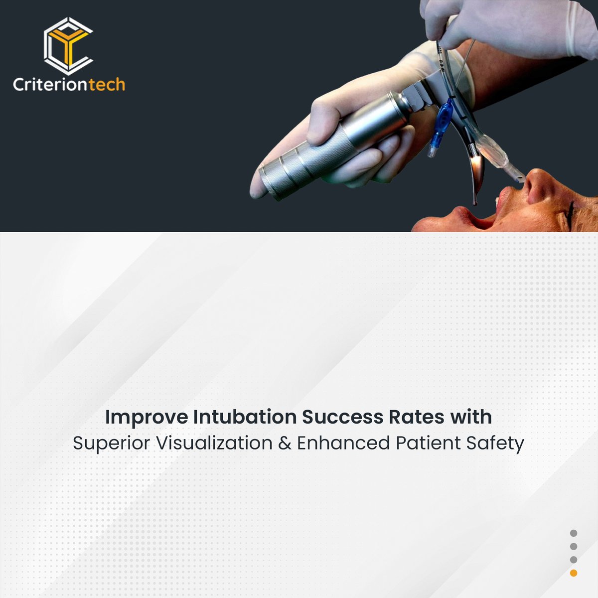 criterion_tech's tweet photo. Experience the future of intubation with Criterion Tech’s Video Laryngoscope.
.
Learn more at: https://t.co/bwA2X9KKbq
.
#IntubationSuccess #VideoLaryngoscope #PatientSafety #MedicalInnovation #ClinicalExcellence #HealthTech #CriticalCare #criteria4technology #CriterionTech https://t.co/ppTUCJcftZ