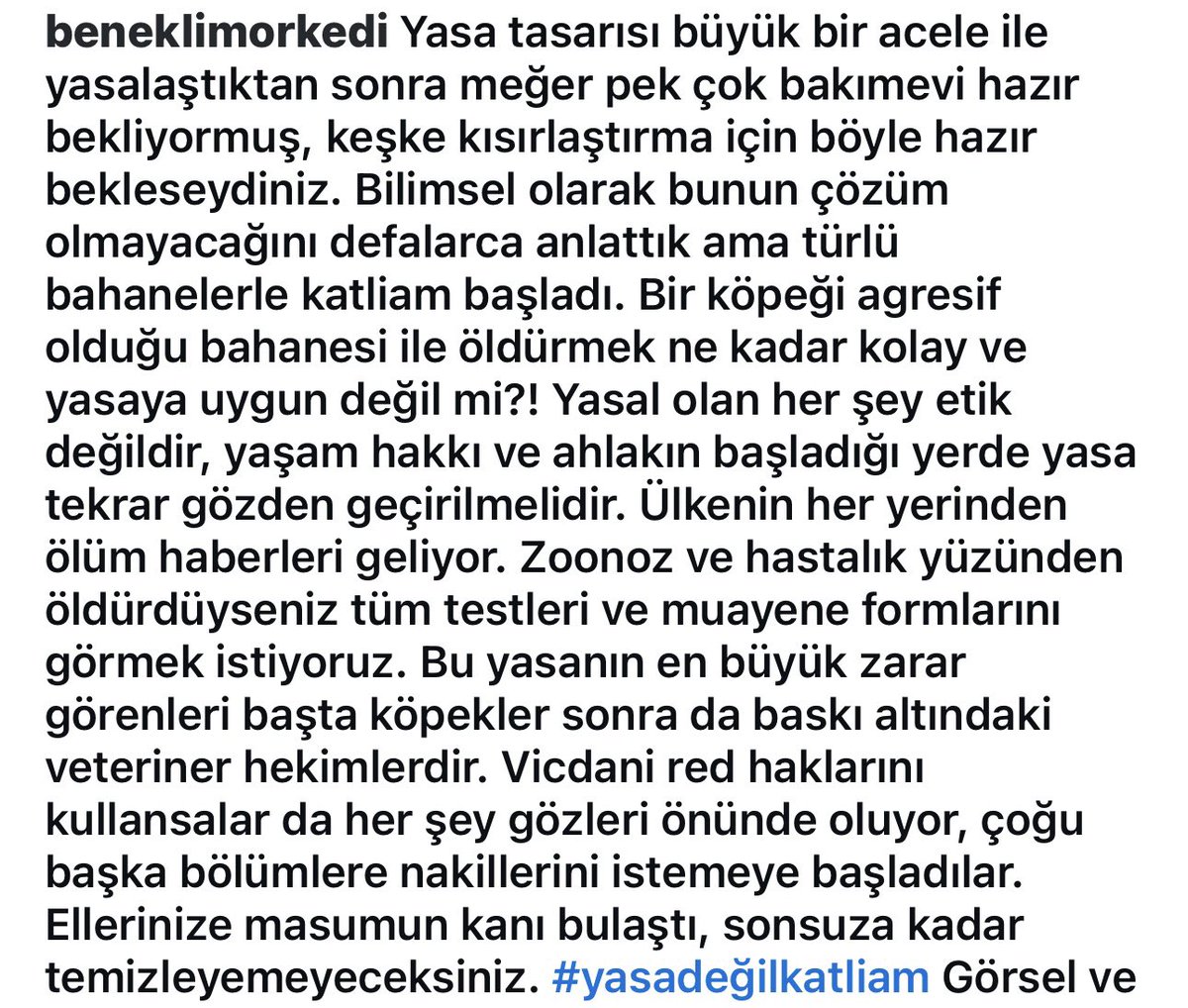 Toplu halde köpekleri öldüren tüm belediyeler acilen denetlenmeli, raporlar istenmeli! Bir köpeğin agresif olduğunu nasıl anladınız? Testlerinizi ve gözlemlerinizi bilmek hakkımız… Ya da zoonoz hastalık test sonuçlarınız nerede?!