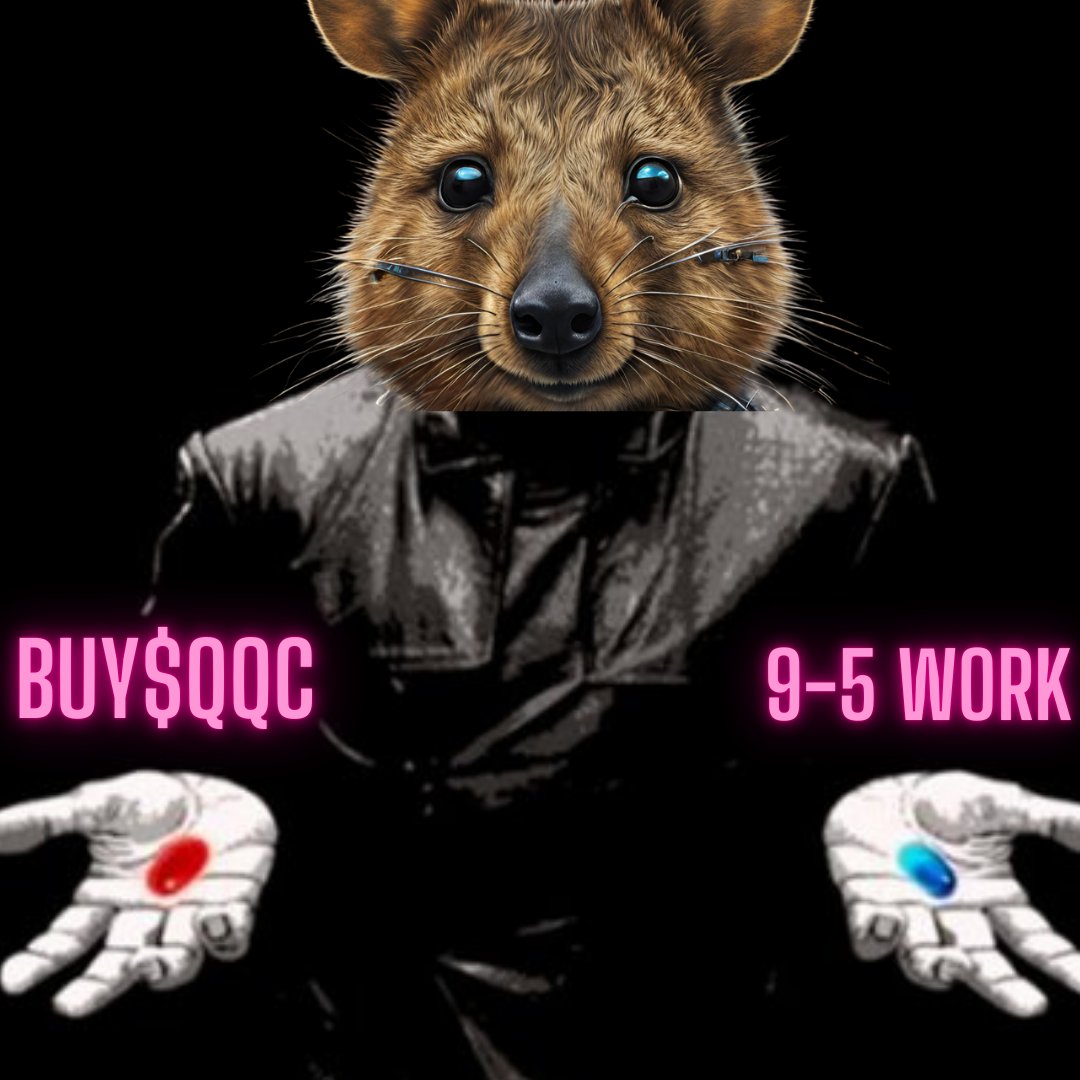 Coin_QuokkaAl's tweet photo. @MrBigWhaleREAL This coin will make 1000x, don't be late, choose the red pill and change your life https://t.co/h7MSKjrn2c
