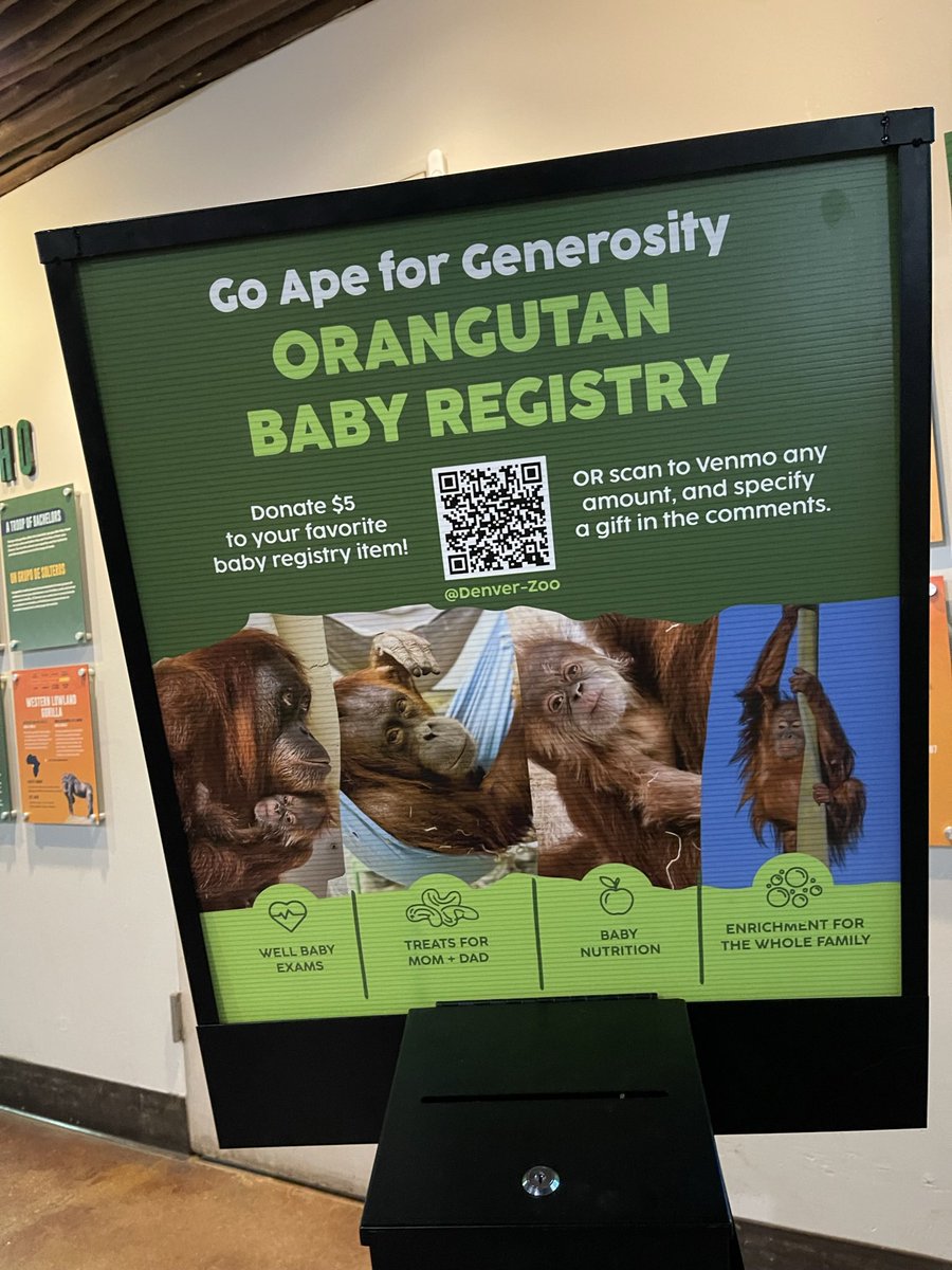 bor_suma_ora's tweet image. #デンバー動物園 #denverzoo

アメリカのコロラド州にある大きな動物園。
あちこちに、寄付を募る看板が置かれていた。

飼育動物の動物福祉や、野生動物の保全の為の資金を得るには、これくらいやってもいいと思う。ナイス👍。