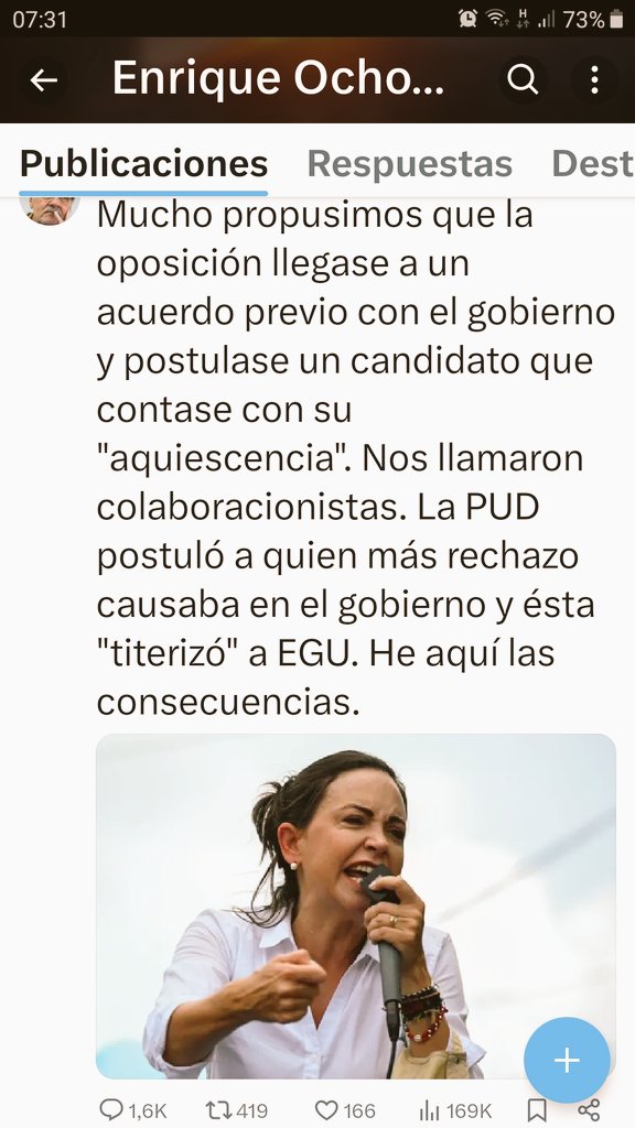 Alguna verdad habré dicho que, con sólo 600 seguidores pues mi cuenta en "X" fue suspendida 3 veces, este 👇 post haya alcanzado ya más de 169.000 visitas. Se volvieron locos los extremistas y algunos "embelesados". Por cierto  aproveché para bloquear a muchos que insultan.