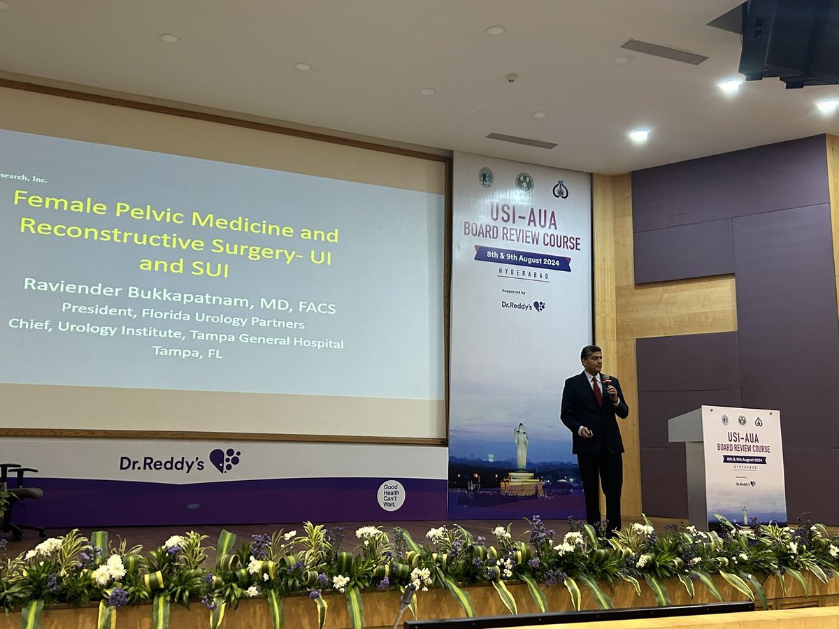 Christina Ching (@christinaching9) on Twitter photo Dr. Raviender Bukkapatnam kicking off the pm session at the USI-AUA review course discussing female pelvic medicine. <a href="/AmerUrological/">Amer. Urol. Assn.</a> <a href="/obi_ekwenna/">Obi Davies-Ekwenna, MD FACS</a> Dr. Raviender Bukkapatnam kicking off the pm session at the USI-AUA review course discussing female pelvic medicine. <a href="/AmerUrological/">Amer. Urol. Assn.</a> <a href="/obi_ekwenna/">Obi Davies-Ekwenna, MD FACS</a>
