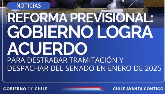 ¡ALERTA! 
Acuerdo para qué? Para cuándo? 
* Para AUMENTAR la edad de jubilación de las MUJERES que solicitan las AFP?
* Para que PGU no sea UNIVERSAL
* Para que se aumente la cotización de los trabajadores a un 10,5%.
* Para que se retome el debate después de las elecciones, o
