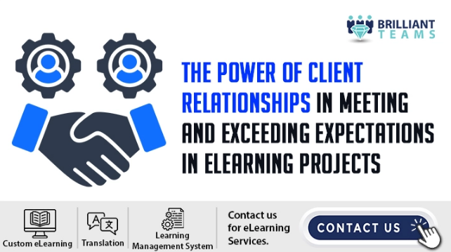 BrilliantTeams's tweet image. Looking to strengthen client relationships in your eLearning projects? Discover proven strategies to exceed expectations with custom and rapid eLearning solutions. #BrilliantTeams #elearningprojects
brilliantteams.com.au/the-power-of-c…
