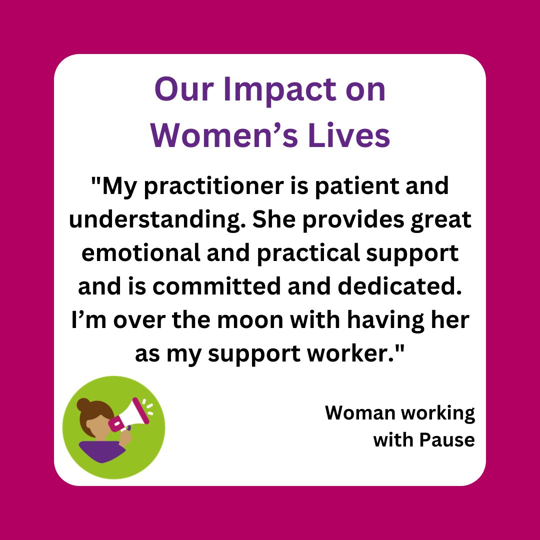 HullPause's tweet photo. This week we are blowing a @PauseOrg practitioner’s metaphorical trumpet because we received this lovely feedback about her, and we were proud as punch! @HullCCNews https://t.co/as8nmLSRkb