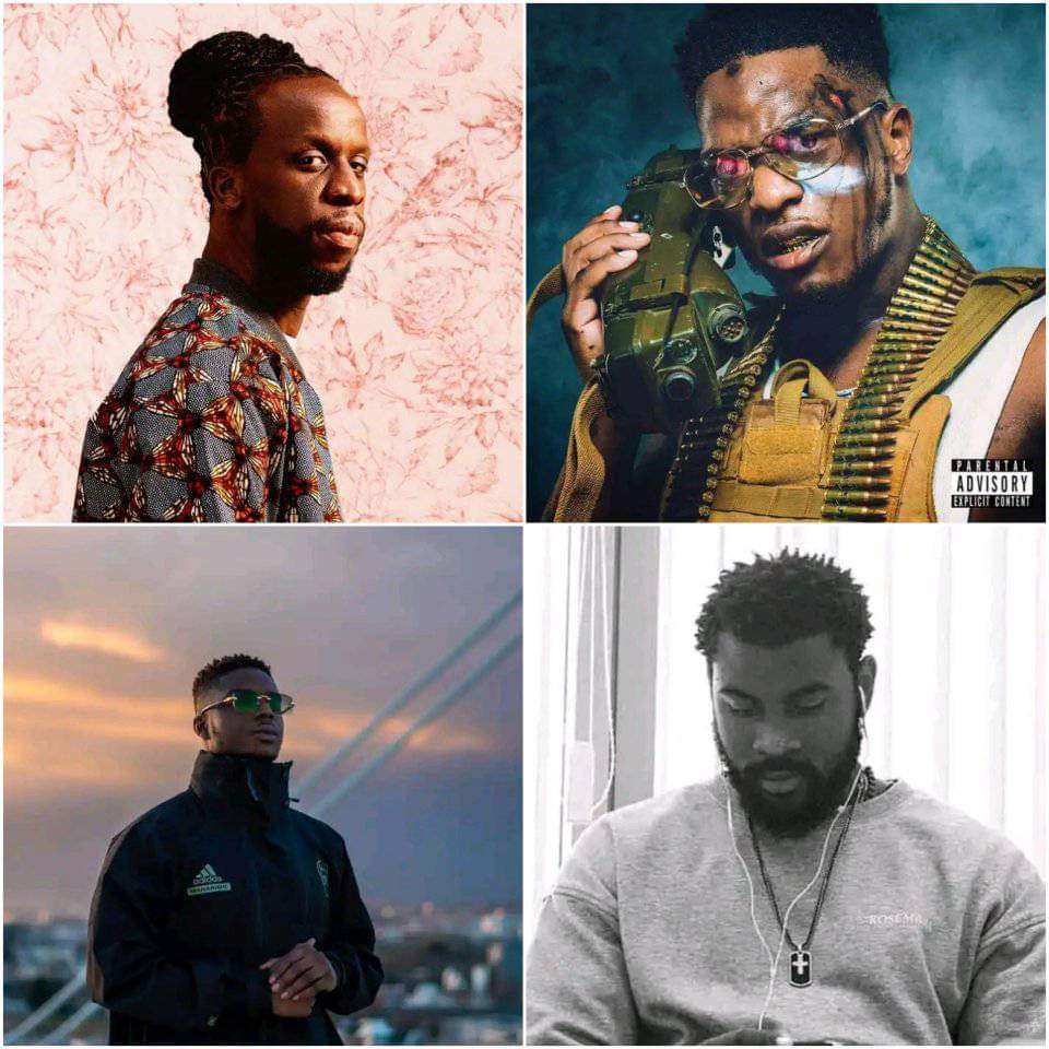 luca_varan's tweet image. Garde trois et supprime 1 parmi ces quatre rappeurs.