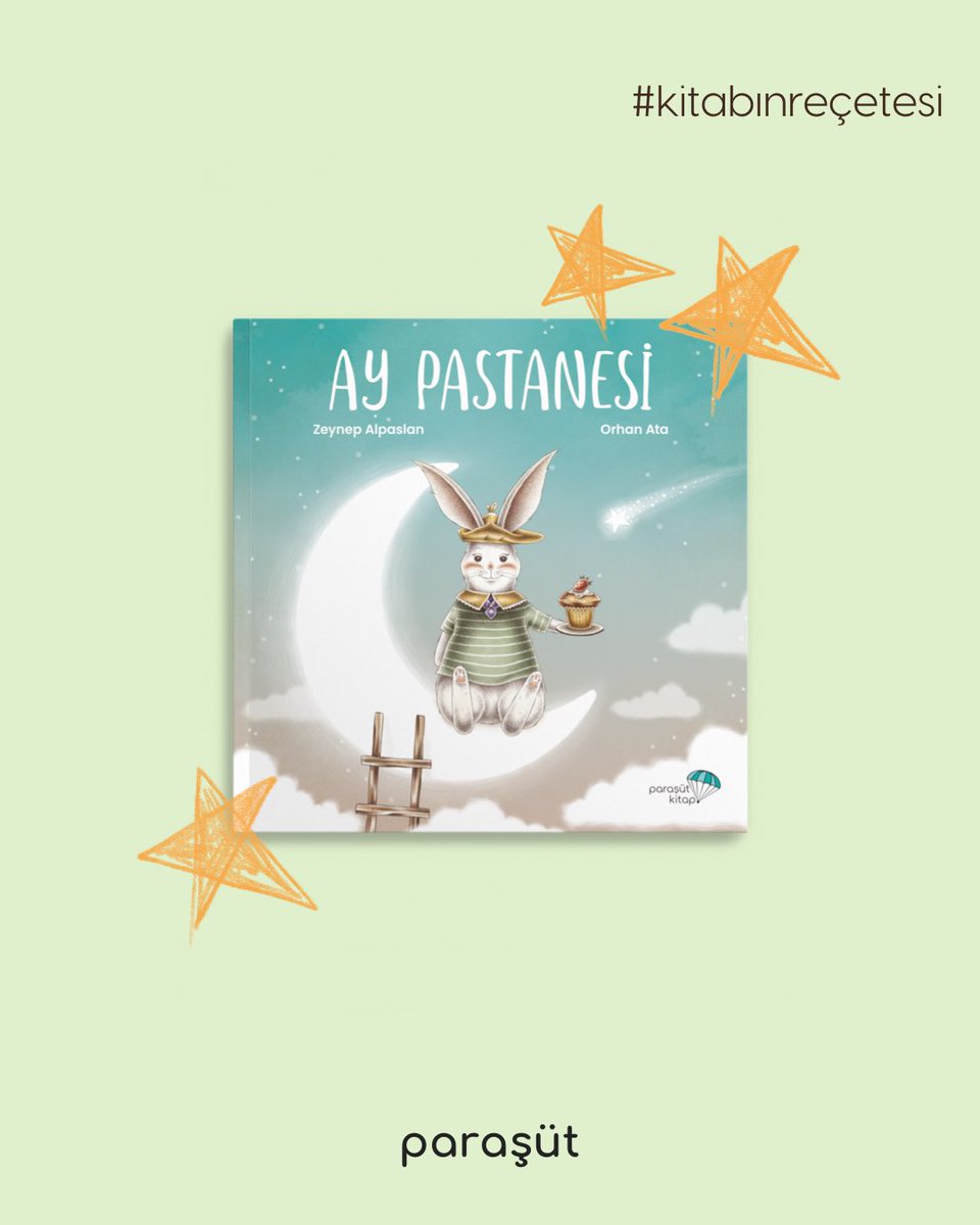 parasutkitap's tweet photo. Meşhur Ay Pastanesi’nin şefi Bayan Tavşan, bir sabah mutsuz uyandı. Ve hepimizin o anlarda merak ettiği soruyla çalkalandı zihni: “Bundan sonra hep üzgün mü olacağım?” 🥺

Neyse ki, evrenin en gizemli duygularından biri olan 'mutluluk' tekrar bulacak Bayan Tavşan'ı. 🧡 https://t.co/5bHZYf1z4u