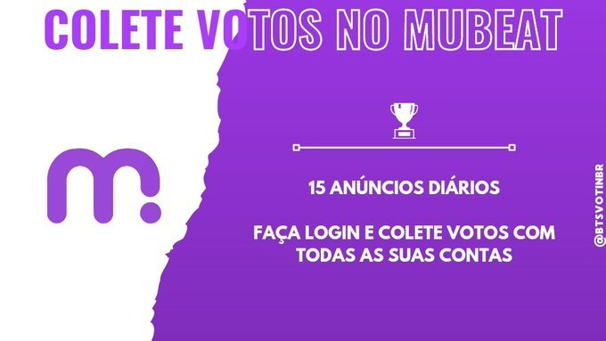 btsvotinbr's tweet photo. 🔔| Lembrete Coleta!

Mubeat

Colete Heart Beats 💓. https://t.co/Ojgr8XIica
