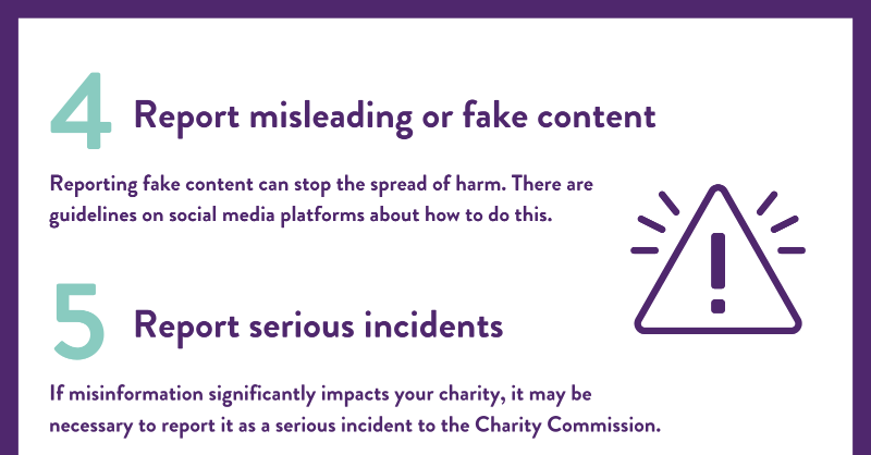NCVO's tweet photo. As charities, we rely on public trust and accurate information to carry out our work effectively.

Stay ahead of misinformation and protect your charity's reputation. Read our latest blog for essential insights and tools: https://t.co/CvTGg2651v
