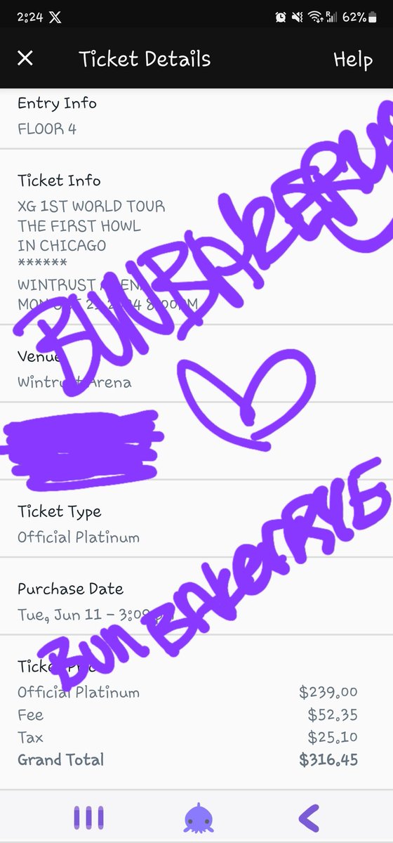 purplefkt's tweet photo. [WTS] XG 1st world tour the first howl in chicago tickets
Paid a dumb amount cause I'm STUPID. I got better tickets &amp; just wanna get rid of these.
Paid 316 each - can sell separately or together
Asking 200 each but willing to go cheaper just message me!!! 😭😭 https://t.co/4wJyvtc2Yq