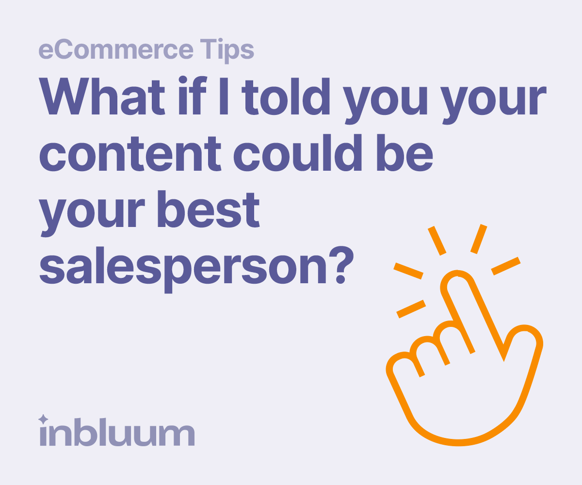 Inbluum's tweet photo. What if I told you your content could be your best salesperson?

You might be experiencing low engagement because your content isn’t hitting the mark. Content marketing can educate, engage, and convert visitors into customers. Here’s how you can harness its power:

1. Blog Posts: Share Valuable Insights

Why: Blogs are a great way to provide in-depth information and establish your brand as an authority in your industry.

How: Write about topics that address your customers' pain points and interests. For example, if you sell beauty products, create posts on skincare routines, product benefits, and industry trends.

Example: “Discover the Secret to Glowing Skin with These 5 Simple Tips” – a blog post that educates your audience while subtly highlighting your products.

2. How-to Guides: Provide Step-by-Step Instructions

Why: How-to guides are highly valuable as they offer practical solutions to your audience's problems.

How: Create detailed, easy-to-follow guides that help customers use your products more effectively.

Example: “How to Create the Perfect Smokey Eye Look in 5 Easy Steps” – a guide that not only teaches a makeup technique but also showcases your beauty products in action.

3. Video Content: Engage with Visual Stories

Why: Videos are highly engaging and can convey a lot of information quickly and effectively.

How: Produce videos that demonstrate product usage, share customer testimonials, or provide industry insights.

Example: A behind-the-scenes look at how your products are made or customer reviews highlighting their experiences.

4. Infographics: Visualise Data and Insights

Why: Infographics are perfect for making complex information easily digestible and shareable.

How: Use infographics to present statistics, process overviews, or comparisons that are relevant to your audience.

Example: “The Benefits of Organic Skincare Products” – an infographic that highlights key advantages and features of your organic product line.

5. User-Generated Content: Leverage Your Community

Why: User-generated content builds trust and creates a sense of community around your brand.

How: Encourage your customers to share their own photos, videos, and reviews of your products. Feature this content on your website and social media channels.

Example: Run a contest asking customers to share their favourite look using your products, with the best entries showcased on your site.

By delivering valuable content through these methods, you can build trust and authority in your niche, leading to higher engagement and sales. It’s about being a resource, not just a retailer.

Content marketing isn’t just about selling – it’s about educating and building relationships with your audience. By focusing on providing real value through various content types, you can position your brand as a trusted expert in your field. So, start creating content that speaks to your customers' needs and watch your engagement soar!