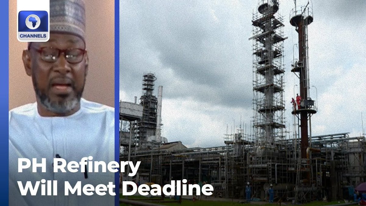 channelstv's tweet image. PH Refinery Will Meet August Deadline With Full Production - IPMAN Exec

youtube.com/watch?v=7tyKLh…