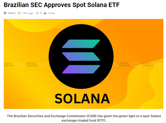 ChtCalls's tweet photo. Brazilian SEC Approves Spot Solana ETF

https://t.co/gmYsOIQ0cl

Join our official TG Channel: https://t.co/AS15H6jkqs

#SolanaETF #Altcoins #CryptoNews #Cryptocurrency #Bitcoin #Ethereum #CryptoMarket #Blockchain #NFTs https://t.co/3zcuh5MHSV