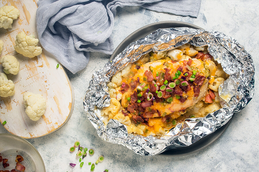 AlternaSweet's tweet photo. Keto Chicken, Bacon &amp; Ranch Foil Packets https://t.co/0qTF2TjY81 https://t.co/DLdAduol3U