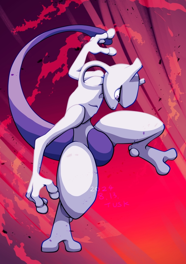 #mewtwo #ミュウツー
凝ったポーズをさせたい…