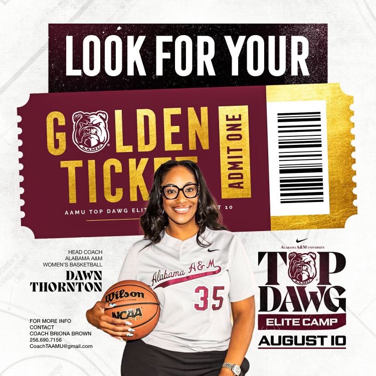 Hannah Horton (@hannah_q3) on Twitter photo Thank you <a href="/CoachTValentine/">Tim Valentine</a>  <a href="/_CoachBri_AAMU/">Briona Brown</a> <a href="/DivaCoachAAMU/">Dawn Thornton</a>  for my golden ticket See you this Saturday! Thank you <a href="/CoachTValentine/">Tim Valentine</a>  <a href="/_CoachBri_AAMU/">Briona Brown</a> <a href="/DivaCoachAAMU/">Dawn Thornton</a>  for my golden ticket See you this Saturday!