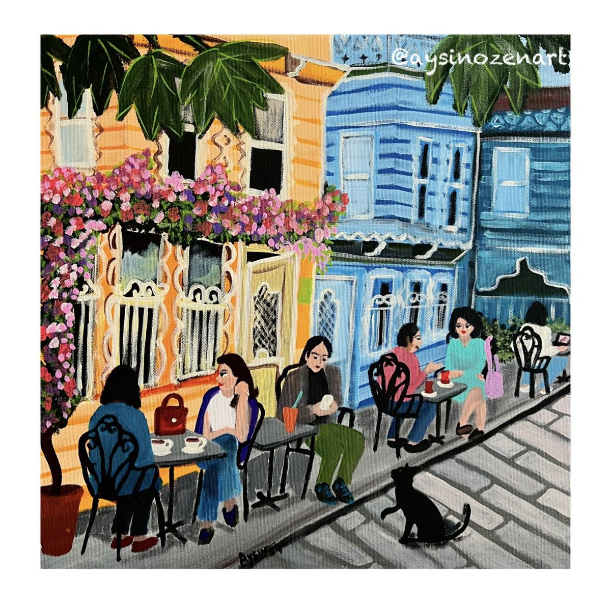 aysnozen's tweet photo. #kuzguncuk #İstanbul 
#40x40 #tüab @aysnozen https://t.co/cMrFdAJ2Ej