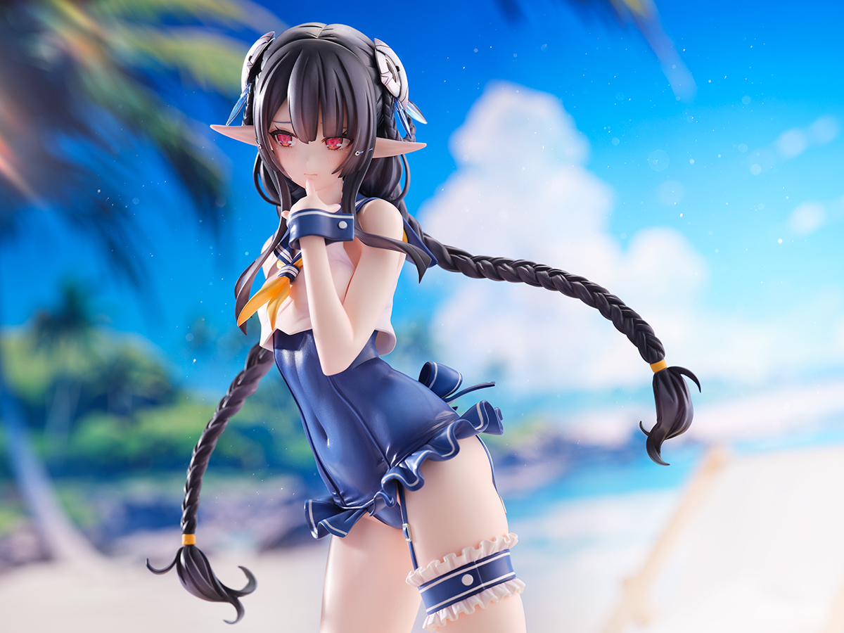 「AMAKUNI製ジェネとアネットのセーラー水着フィギュアが本日予約締切です。まだ」|Nidy-2D-のイラスト