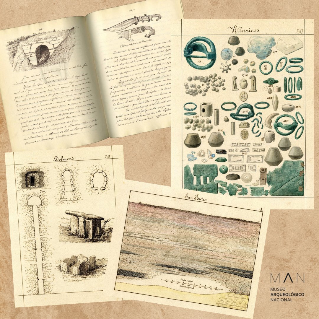 MANArqueologico's tweet photo. ⛏️Hoy @ArqueoPEPA propone la celebración del #DíaInternacionalDeLaArqueología, y, por ello, nos unimos mostrando nuestro los fondos del #ArchivoMAN de Luis Siret y sus interesantes dibujos de objetos hallados en la provincia de Almería. 
Consúltalo aquí.
🔗https://t.co/RtvYiL3aWp https://t.co/ymIl7oTdoO