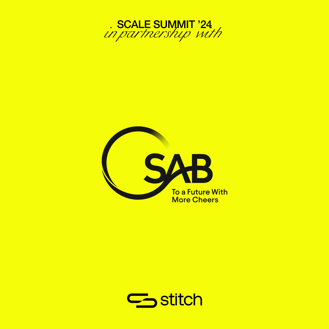 We're excited to announce <a href="/SABreweries/">The South African Breweries</a> as a partner for this year's Stitch Scale Summit. 🙌

Join us for SS/24 in Johannesburg on 3 October - express interest in attending here: scale-summit-2024.stitch.money