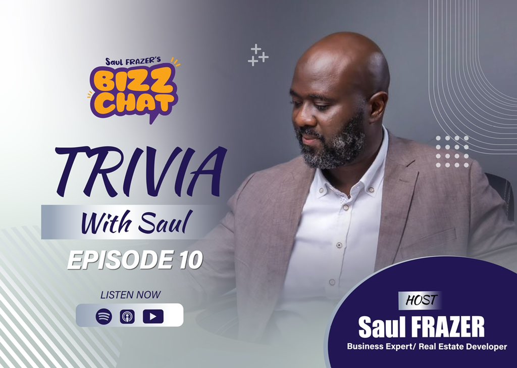saul_frazer's tweet photo. The real estate tour kept me away from Saul FRAZER’s #BizzChat, but I wanted to gift you all Episode 10 as the season one finale. It's a special trivia with Saul, where the team asks questions and gets the answers.
You can listen on: https://t.co/r6EwH9F2I3
#SaulFRAZER https://t.co/mylWNGEaSN